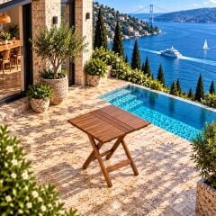 Atina Katlanır Masa 80cm*80cm