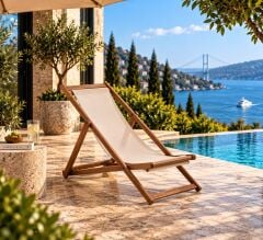 Monaco Kolsuz Pvc Şezlong